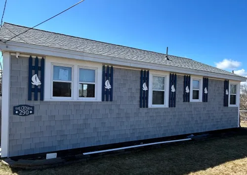 Work Example - Cedar Shingle Siding in Bourne